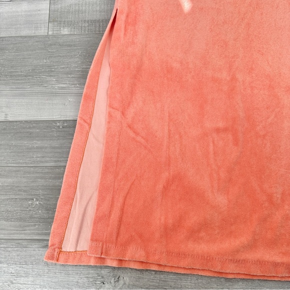 Vintage Orange Terry Cloth Maxi Dress Swimsuit Coverup - Picture 2 of 6